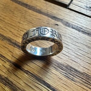 Chrome Hearts Forever 925 Silver Ring sz 5